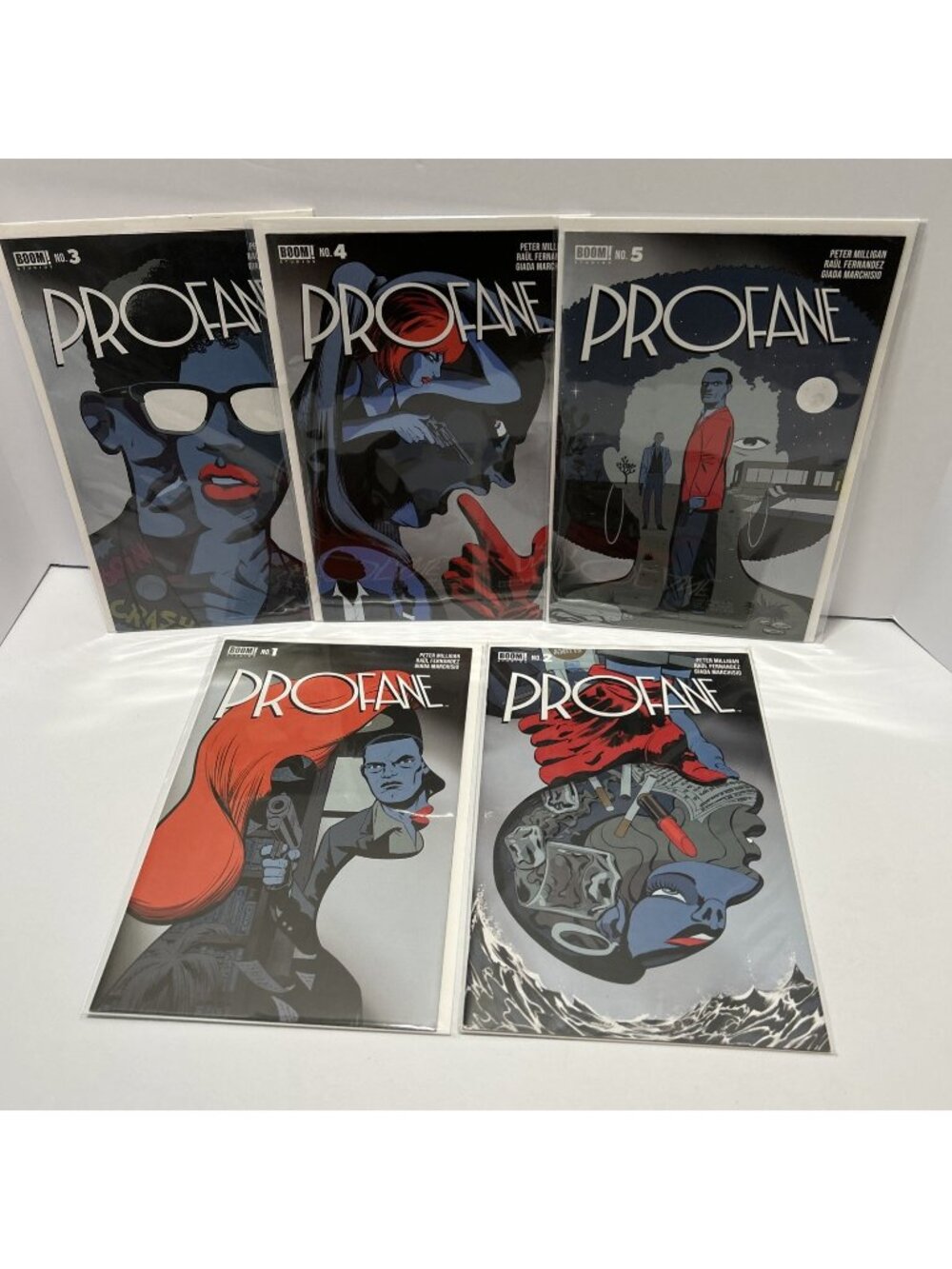 PROFANE 1 2 3 4 5 set - Milligan Fernandez - Boom Studios 2024 High Grade